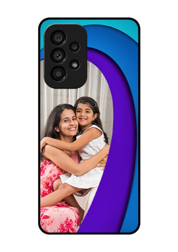 Galaxy A53 5G Photo Printing on Glass Case - Simple Pattern Design
