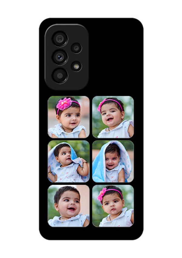 Galaxy A53 5G Photo Printing on Glass Case - Multiple Pictures Design