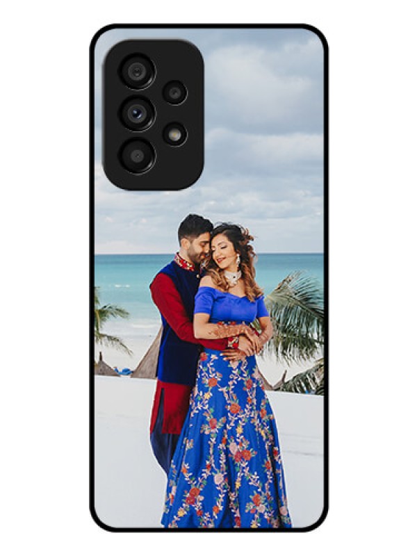 Custom Galaxy A53 5G Photo Printing on Glass Case - Upload Full Picture Design