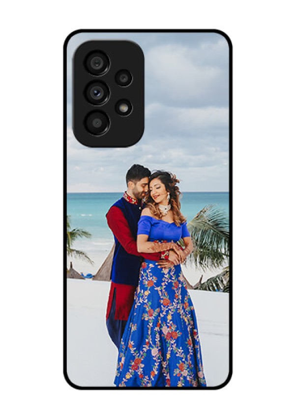 Galaxy A53 5G Photo Printing on Glass Case - Upload Full Picture Design