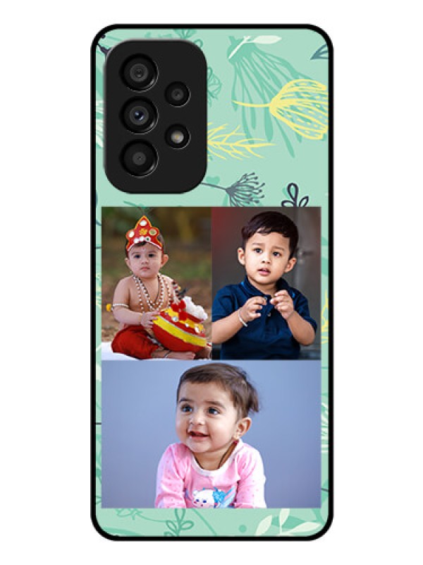 Custom Galaxy A53 5G Photo Printing on Glass Case - Forever Family Design