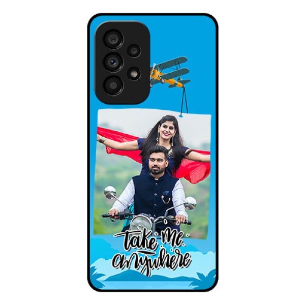 Galaxy A53 5G Custom Glass Mobile Case - Traveller Design