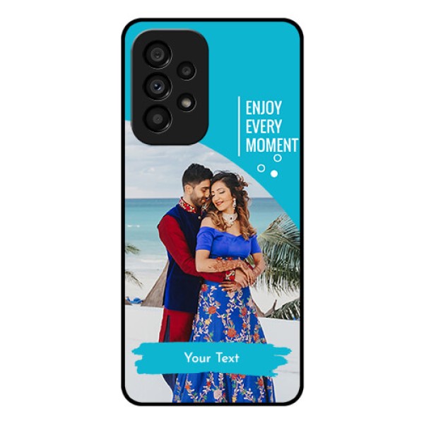 Galaxy A53 5G Custom Glass Mobile Case - Happy Moment Design