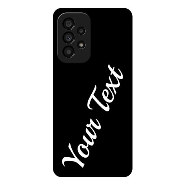 Galaxy A53 5G Custom Glass Mobile Cover with Your Name
