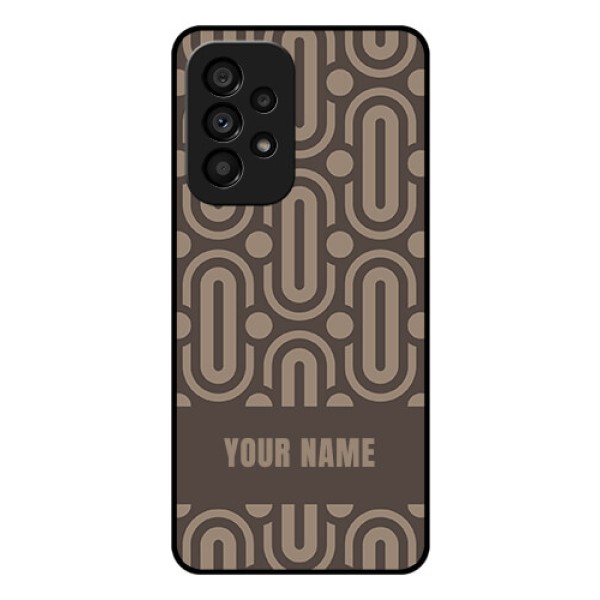 Galaxy A53 5G Custom Glass Phone Case - Captivating Zero Pattern Design Galaxy A53 5G Custom Glass Phone Case - Captivating Zero Pattern Design