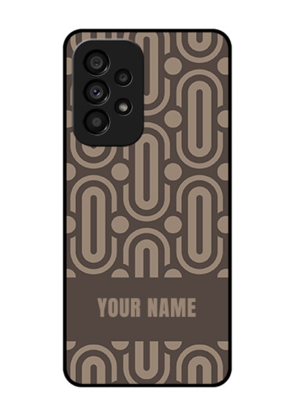 Galaxy A53 5G Custom Glass Phone Case - Captivating Zero Pattern Design
