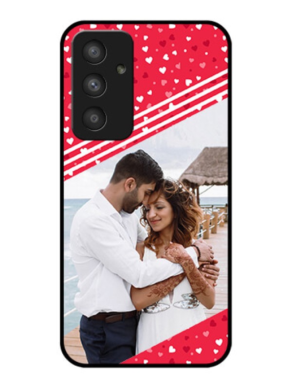 Custom Galaxy A54 5G Custom Glass Mobile Case - Valentines Gift Design