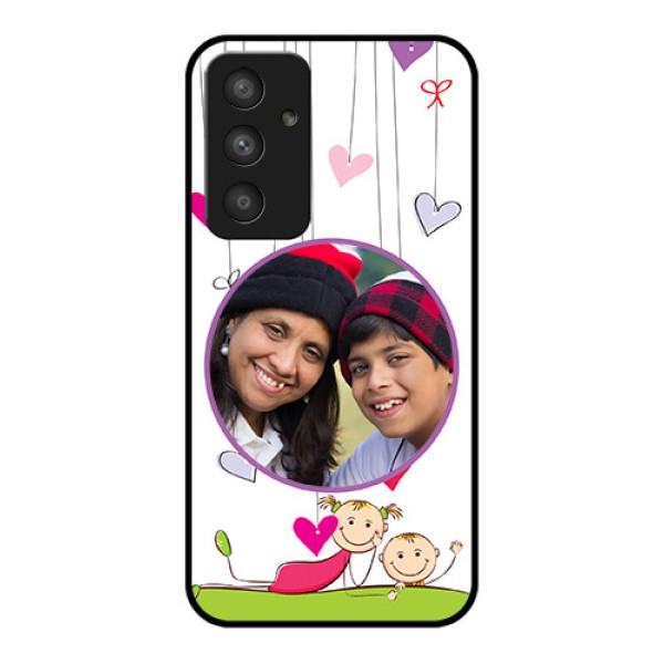 Galaxy A54 5G Photo Printing on Glass Case - Cute Kids Phone Case Design