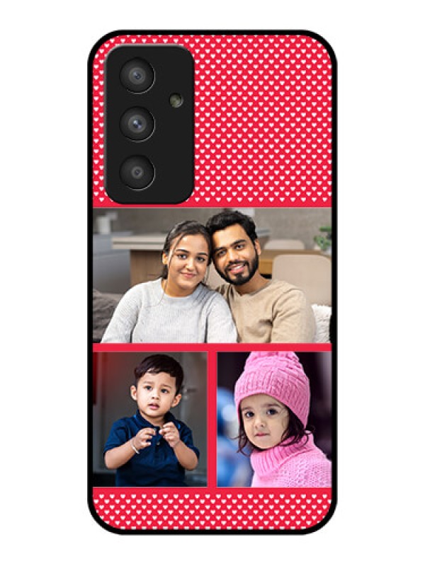 Custom Galaxy A54 5G Personalized Glass Phone Case - Bulk Pic Upload Design