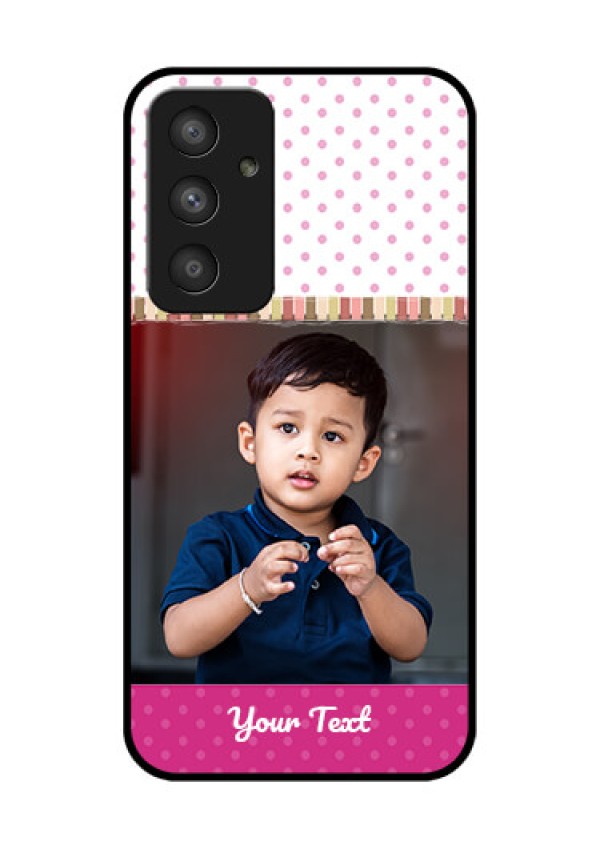 Galaxy A54 5G Photo Printing on Glass Case - Cute Girls Cover Design
