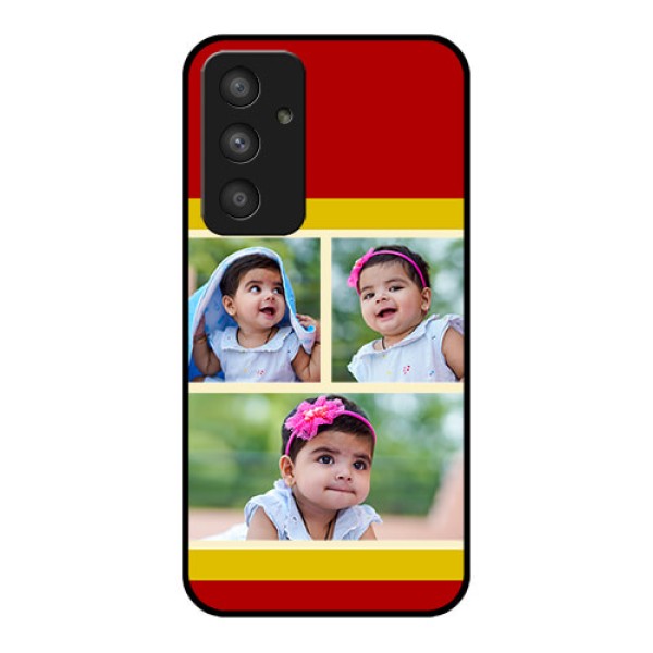 Galaxy A54 5G Custom Glass Mobile Case - Multiple Pic Upload Design
