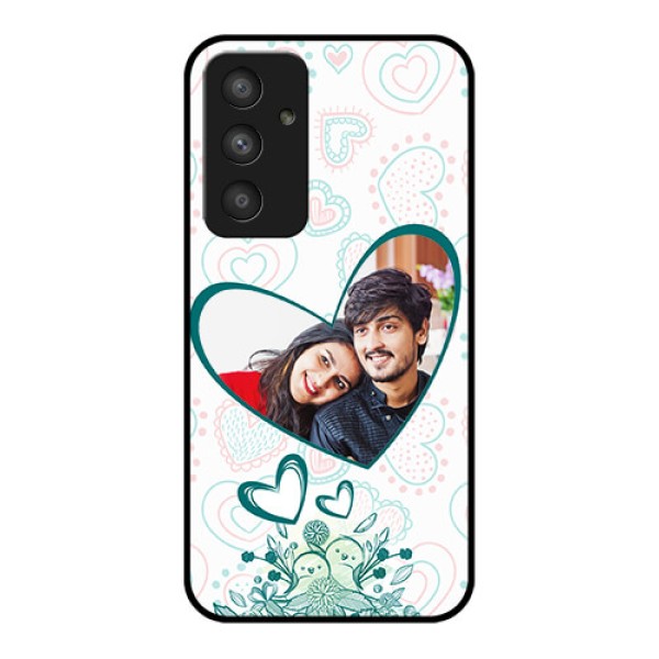 Galaxy A54 5G Photo Printing on Glass Case - Premium Couple Design Galaxy A54 5G Photo Printing on Glass Case - Premium Couple Design