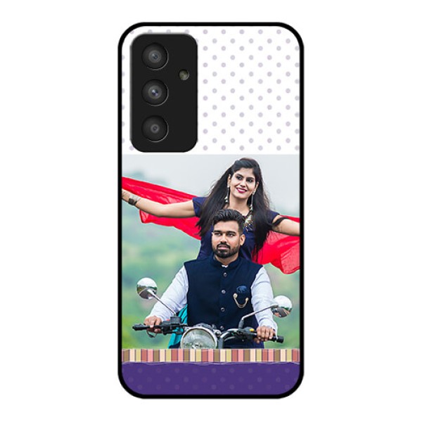 Galaxy A54 5G Photo Printing on Glass Case - Cute Family Design
