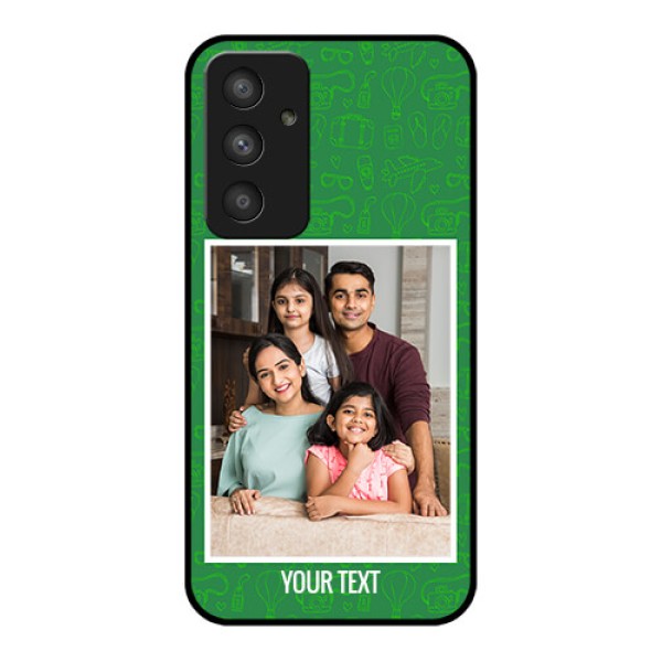 Galaxy A54 5G Personalized Glass Phone Case - Picture Upload Design