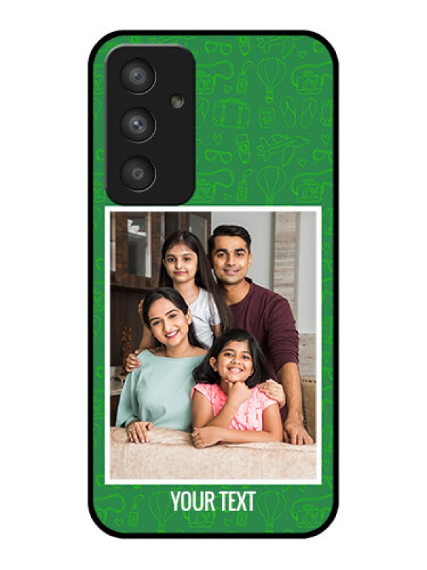 Custom Galaxy A54 5G Personalized Glass Phone Case - Picture Upload Design