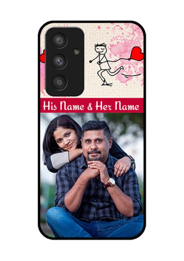 Galaxy A54 5G Photo Printing on Glass Case - You and Me Case Design