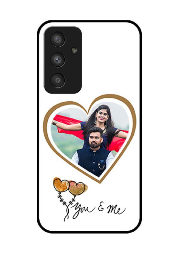 Galaxy A54 5G Custom Glass Mobile Case - You & Me Design