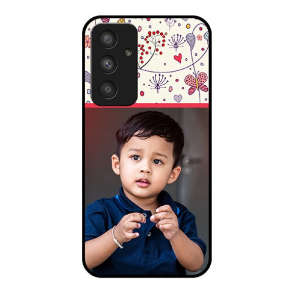 Galaxy A54 5G Custom Glass Mobile Case - Premium Floral Design