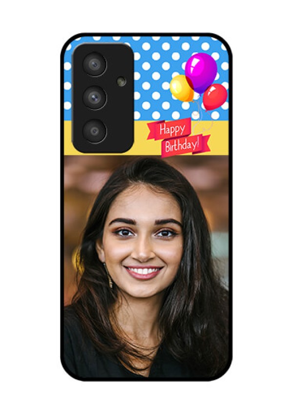 Galaxy A54 5G Custom Glass Mobile Case - Happy Birthday Design