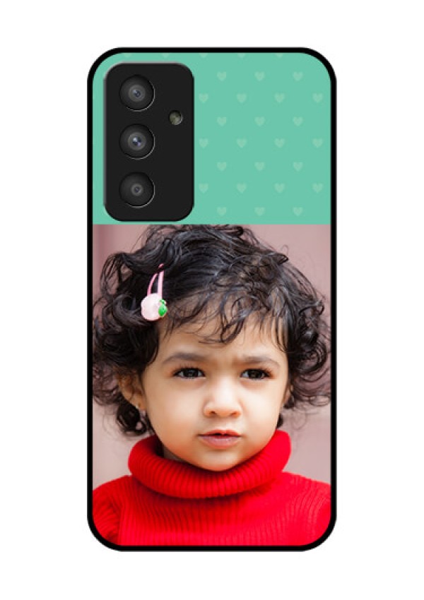 Galaxy A54 5G Custom Glass Phone Case - Lovers Picture Design
