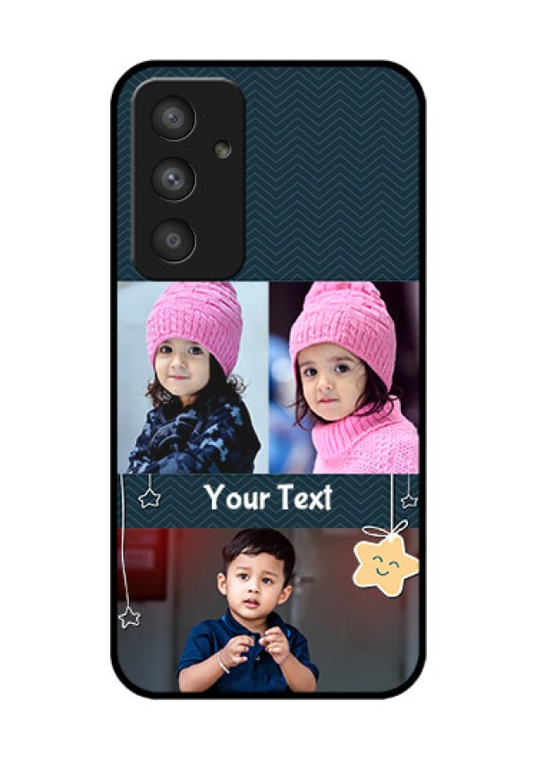Galaxy A54 5G Custom Glass Mobile Case - Hanging Stars Design