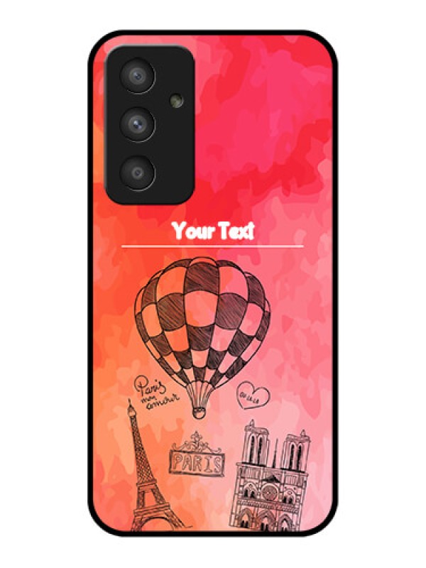 Custom Galaxy A54 5G Custom Glass Phone Case - Paris Theme Design