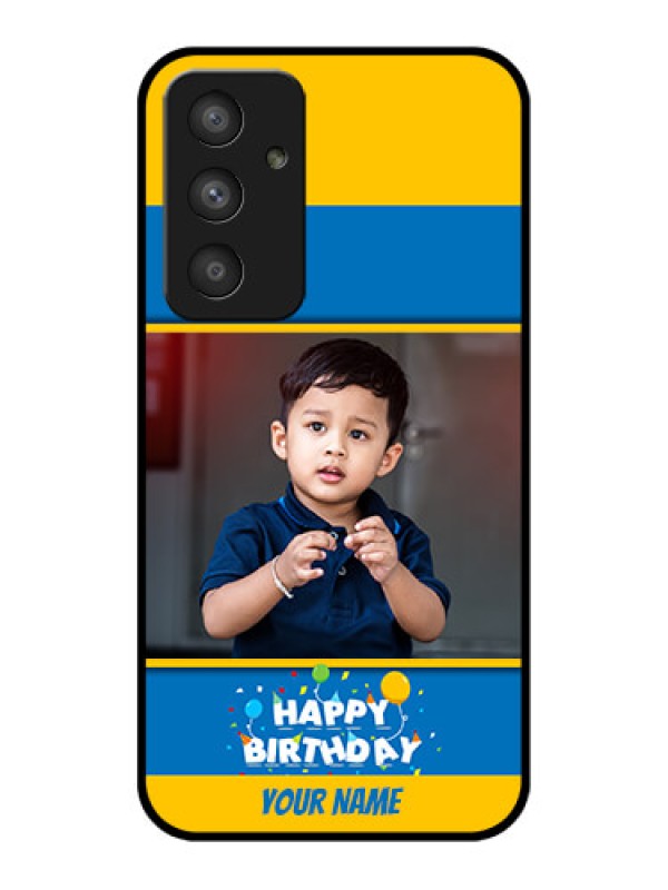 Custom Galaxy A54 5G Custom Glass Mobile Case - Birthday Wishes Design