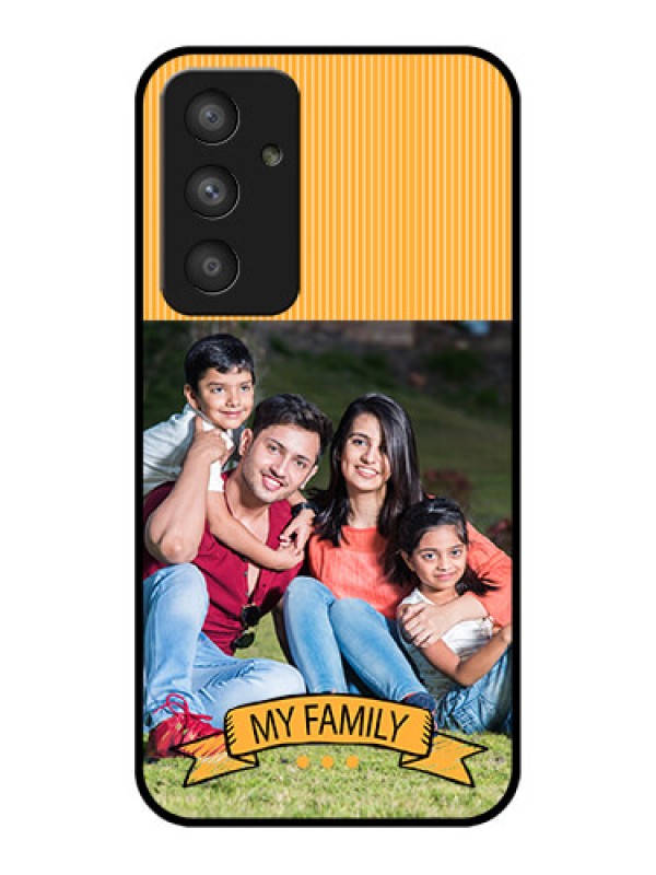 Custom Galaxy A54 5G Custom Glass Phone Case - My Family Design