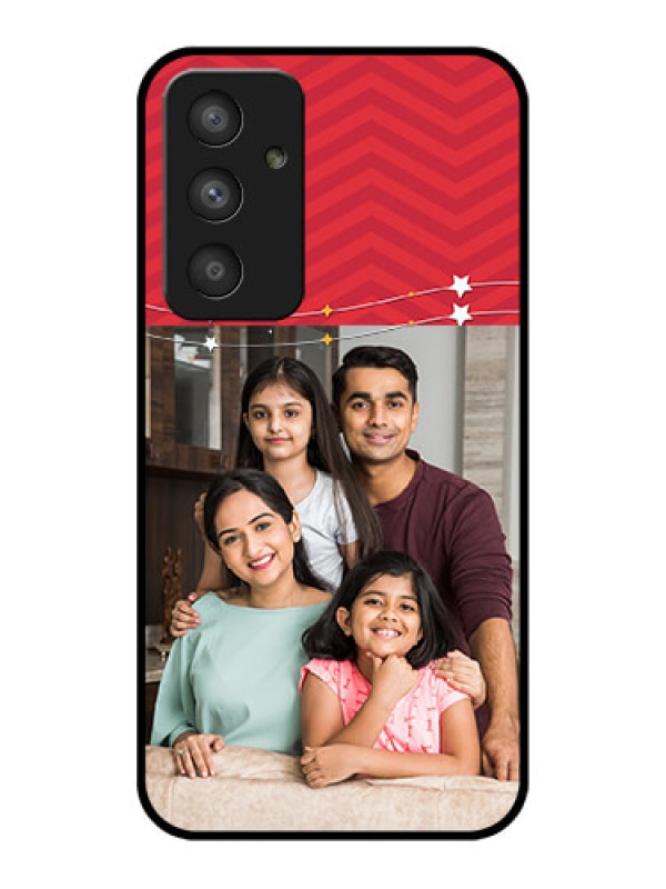 Custom Galaxy A54 5G Personalized Glass Phone Case - Happy Family Design