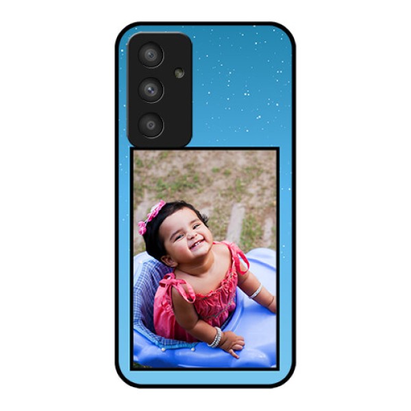Galaxy A54 5G Custom Glass Mobile Case - Wave Pattern Colorful Design