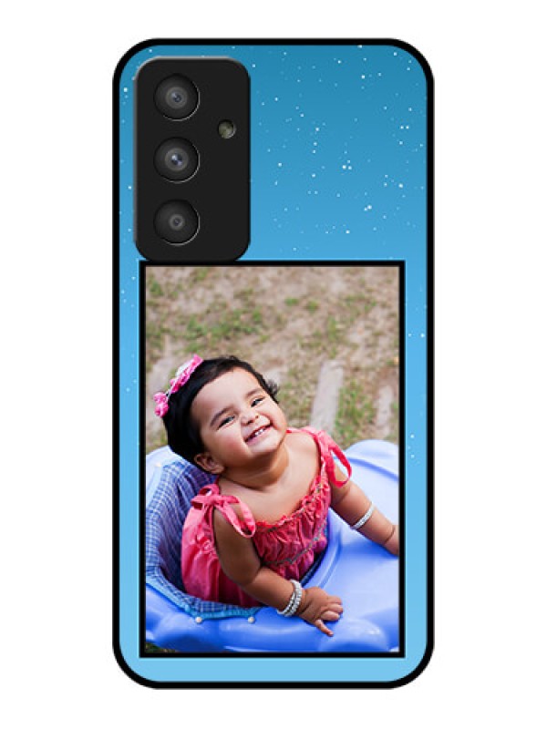 Custom Galaxy A54 5G Custom Glass Mobile Case - Wave Pattern Colorful Design