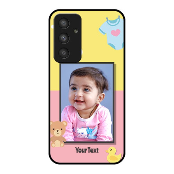 Galaxy A54 5G Photo Printing on Glass Case - Kids 2 Color Design