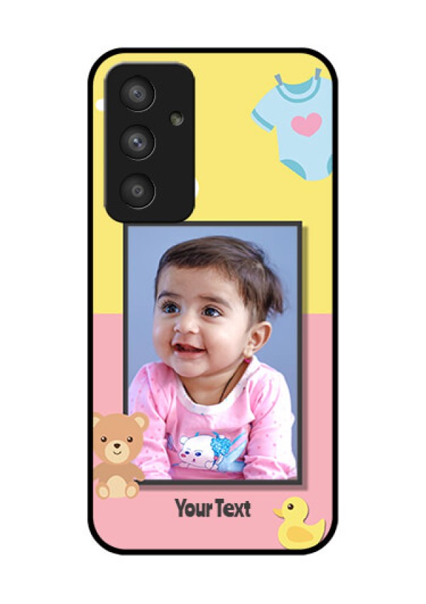 Galaxy A54 5G Photo Printing on Glass Case - Kids 2 Color Design