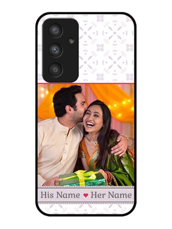 Custom Galaxy A54 5G Custom Glass Mobile Case - with Photo and Ethnic Design