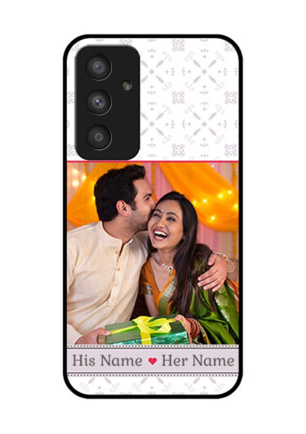Galaxy A54 5G Custom Glass Mobile Case - with Photo and Ethnic Design
