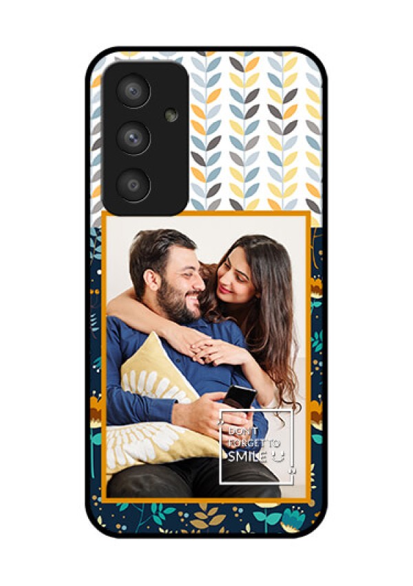 Galaxy A54 5G Custom Glass Mobile Case - Pattern Design