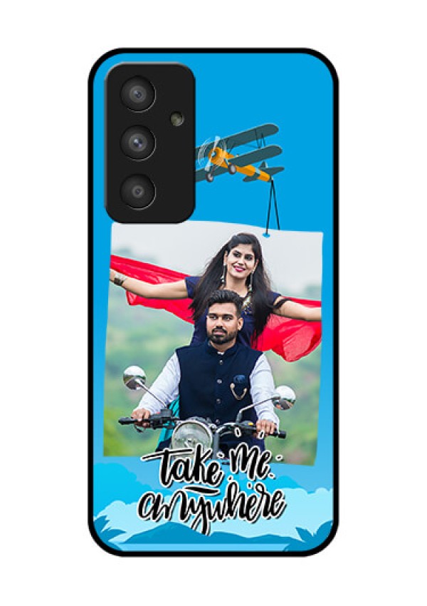 Galaxy A54 5G Custom Glass Mobile Case - Traveller Design