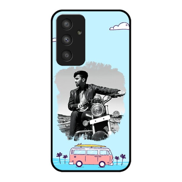 Galaxy A54 5G Photo Printing on Glass Case - Travel & Adventure Design