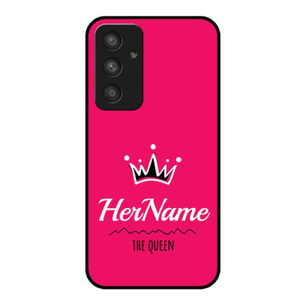 Galaxy A54 5G Glass Phone Case Queen with Name Galaxy A54 5G Glass Phone Case Queen with Name