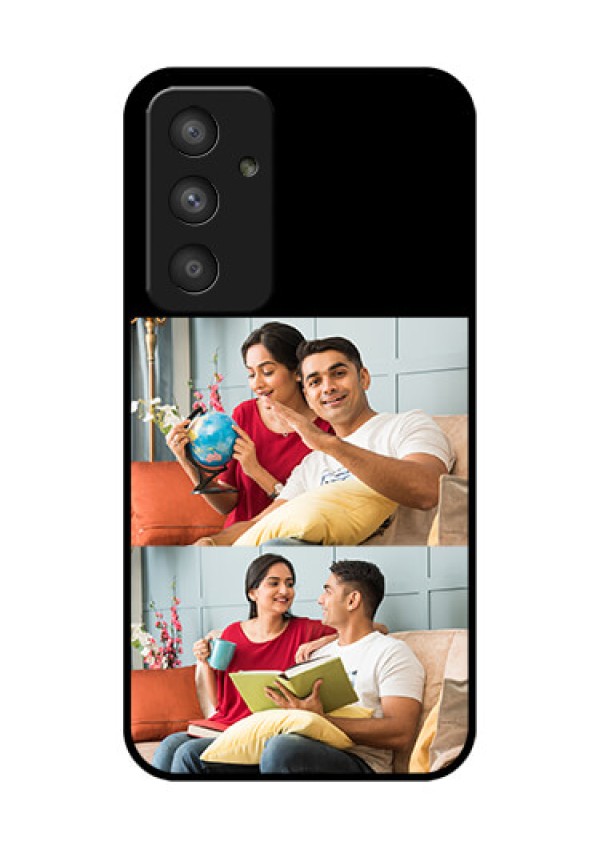 Galaxy A54 5G 2 Images on Glass Phone Cover