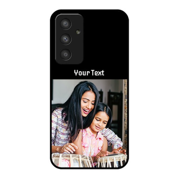 Galaxy A54 5G Photo with Name on Glass Phone Case