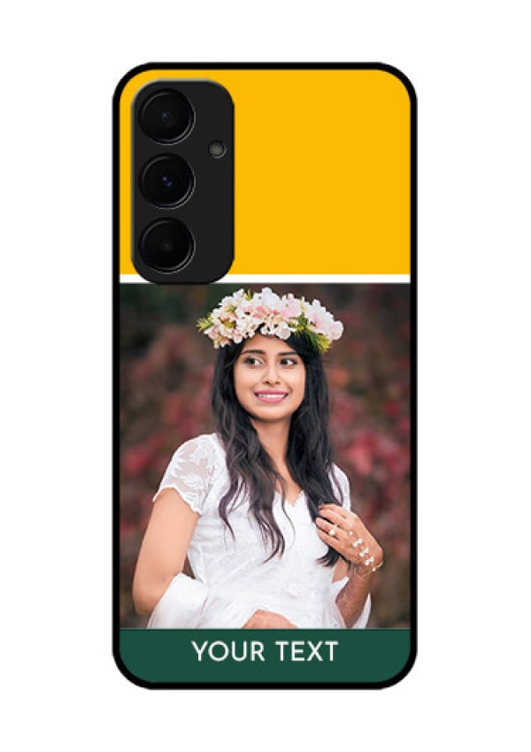Samsung Galaxy A55 5G Custom Glass Phone Case - Love You Design