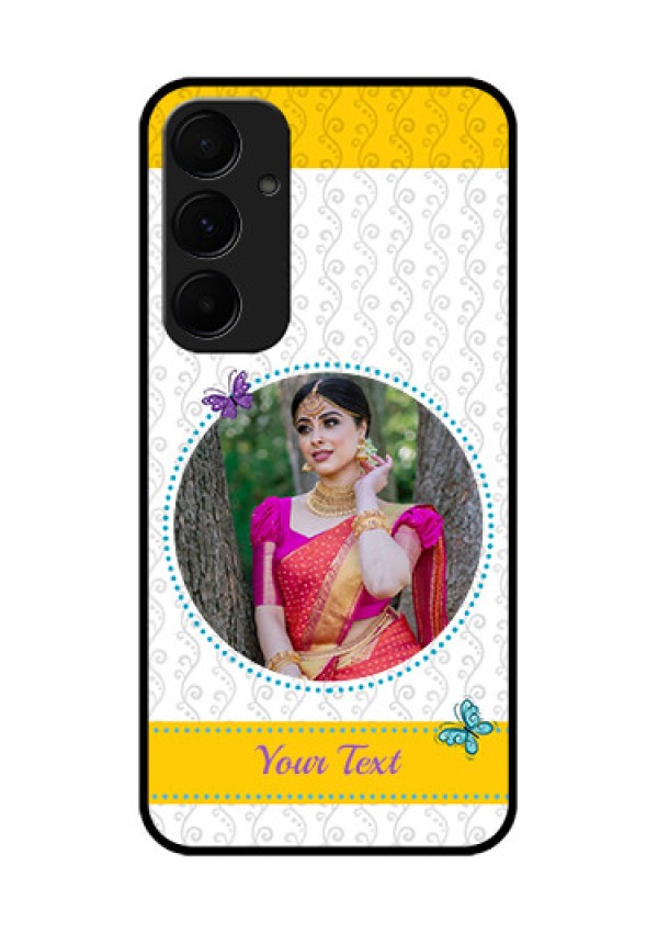 Samsung Galaxy A55 5G Custom Glass Phone Case - Girls Premium Case Design