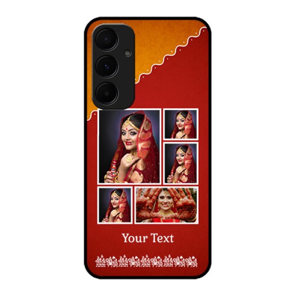 Samsung Galaxy A55 5G Custom Glass Phone Case - Wedding Pic Upload Design Samsung Galaxy A55 5G Custom Glass Phone Case - Wedding Pic Upload Design