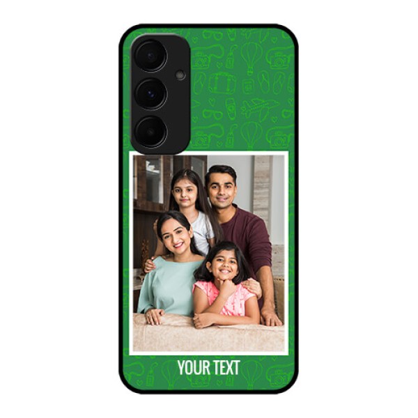 Samsung Galaxy A55 5G Custom Glass Phone Case - Picture Upload Design