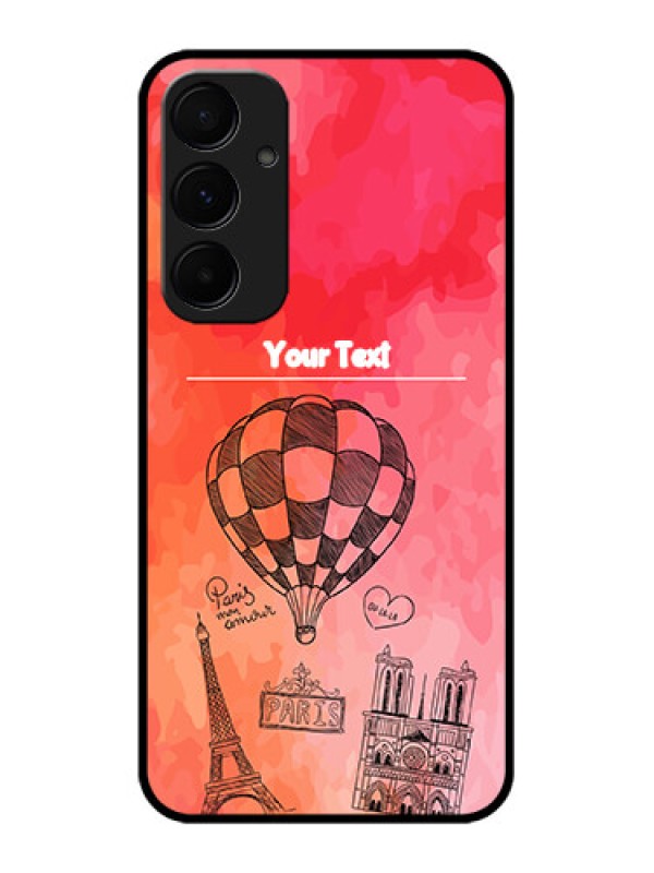 Custom Samsung Galaxy A55 5G Custom Glass Phone Case - Paris Theme Design