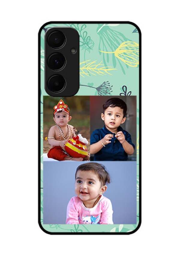 Samsung Galaxy A55 5G Custom Glass Phone Case - Forever Family Design
