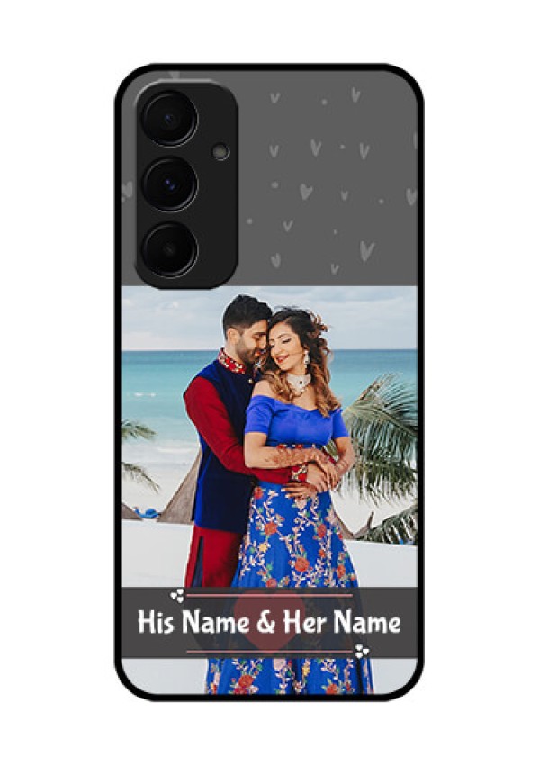 Samsung Galaxy A55 5G Custom Glass Phone Case - Buy Love Design With Photo Online