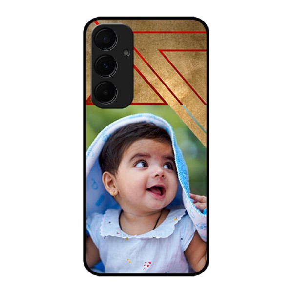 Samsung Galaxy A55 5G Custom Glass Phone Case - Gradient Abstract Texture Design Samsung Galaxy A55 5G Custom Glass Phone Case - Gradient Abstract Texture Design