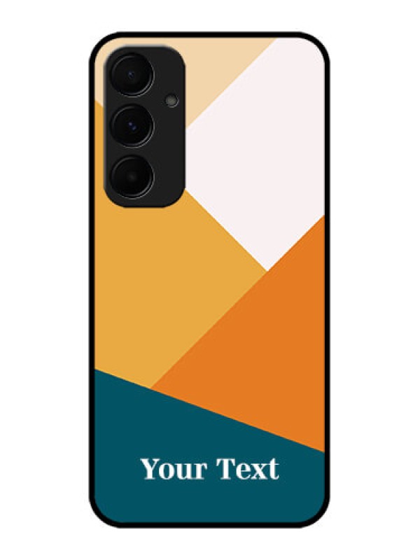 Custom Samsung Galaxy A55 5G Custom Glass Phone Case - Stacked Multi - Colour Design
